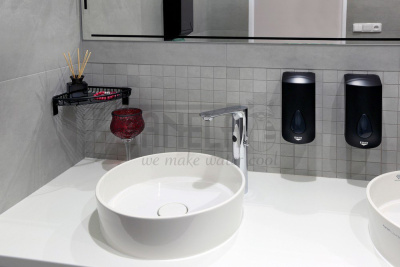 Дозатор пенного мыла 1л пластик ABS SLDN 05N арт: 72051 Sanela Чехия (фото, схема)