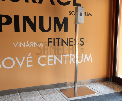 Автоматический дозатор жидкой и гелевой дезинфекции SLZN 71ESB арт: 85718 Sanela Чехия (фото, схема)