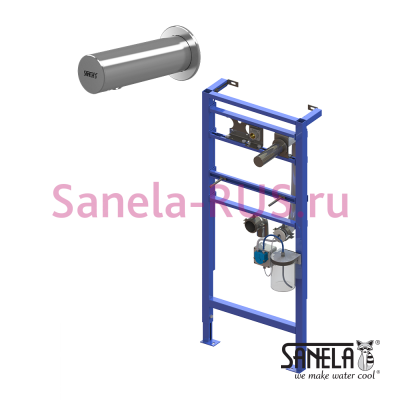Комплект SLZN 83ER (1 дозатор, бачок 1л, рама) арт: 85838 Sanela Чехия (фото, схема)