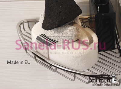 Нержавеющая угловая полка SLZD 25 арт: 62250 Sanela Чехия (фото, схема)