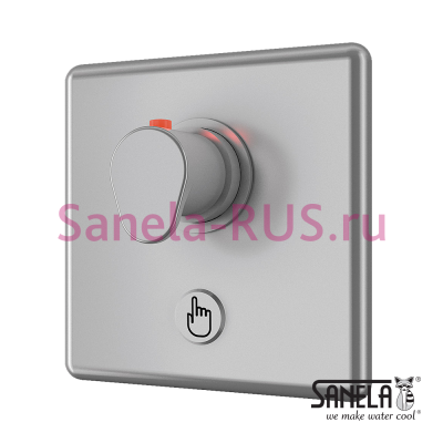 Нажимной смеситель для душа пьезо с термостатом SLS 02PT арт: 12024 Sanela Чехия (фото, схема) Нажимной смеситель для душа пьезо с термостатом SLS 02PT арт: 12024 Sanela Чехия (фото, схема)