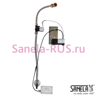 SLP 19AB Комплект для оборудования писсуара GOLEM автоматическим смывом 6В Sanela Чехия (фото, схема)