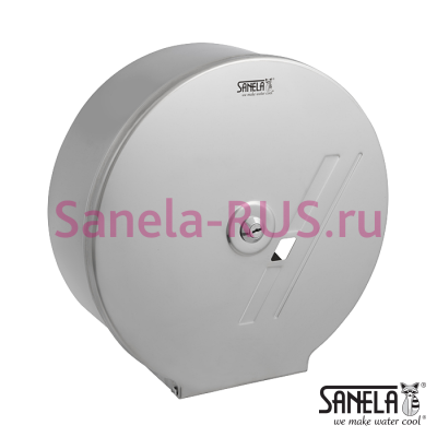 Нержавеющий держатель туалетной бумаги в рулонах SLZN 01 арт: 95010 Sanela Чехия (фото, схема)