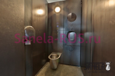 Нержавеющий подвесной унитаз SLWN 04 арт: 94040 Sanela Чехия (фото, схема)