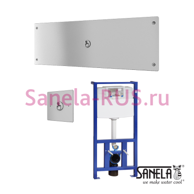 Комплект SLW 04PA (с инсталляцией SLR 21 и дополнительной кнопкой) арт: 14046 Sanela Чехия (фото, схема) Комплект SLW 04PA (с инсталляцией SLR 21 и дополнительной кнопкой) арт: 14046 Sanela Чехия (фото, схема)