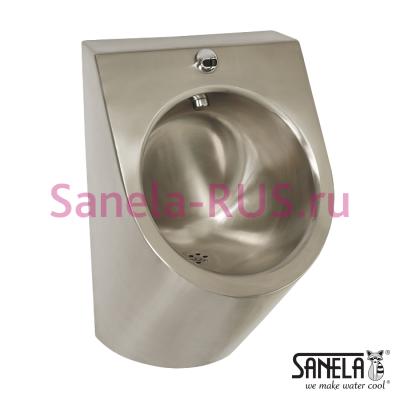 Нержавеющий автоматический писсуар SLPN 07EB арт: 91072 Sanela Чехия (фото, схема)