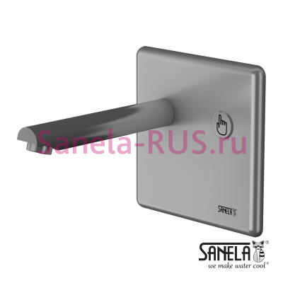 Нажимной кран пьезо SLU 04P17 арт: 53041 Sanela Чехия (фото, схема)