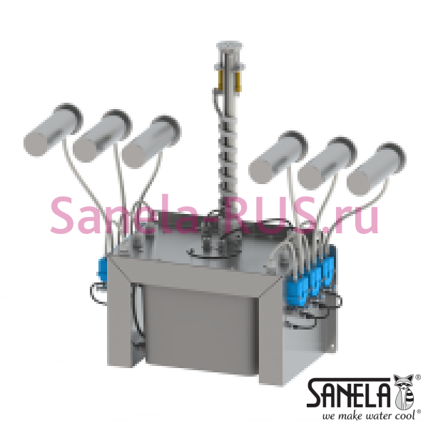 Комплект SLZN 83E5 (5 дозаторов, бачок 6л)