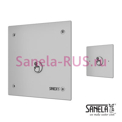 Антивандальный смыв с двумя пьезо кнопками SLW 03PA арт: 14036 Sanela Чехия (фото, схема)